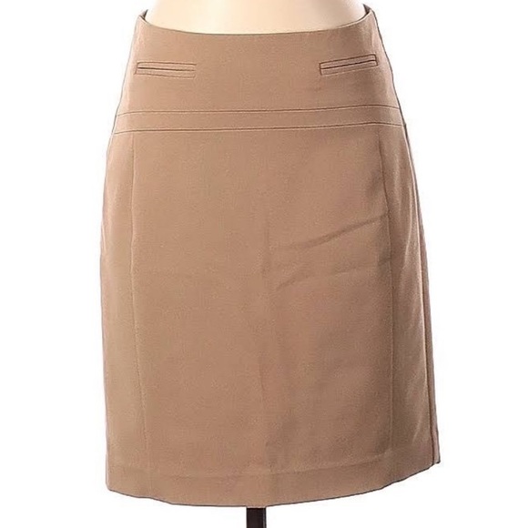 Express tan 2 pocket pencil skirt - Picture 3 of 16